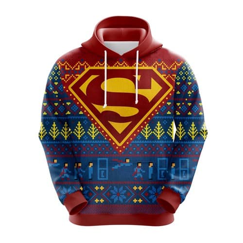 Superman Christmas Cute Noel Mc Hoodie Ugly Sweater