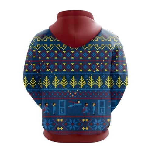 Inktee Store - Superman Christmas Cute Noel Mc Hoodie Ugly Christmas Sweater Image