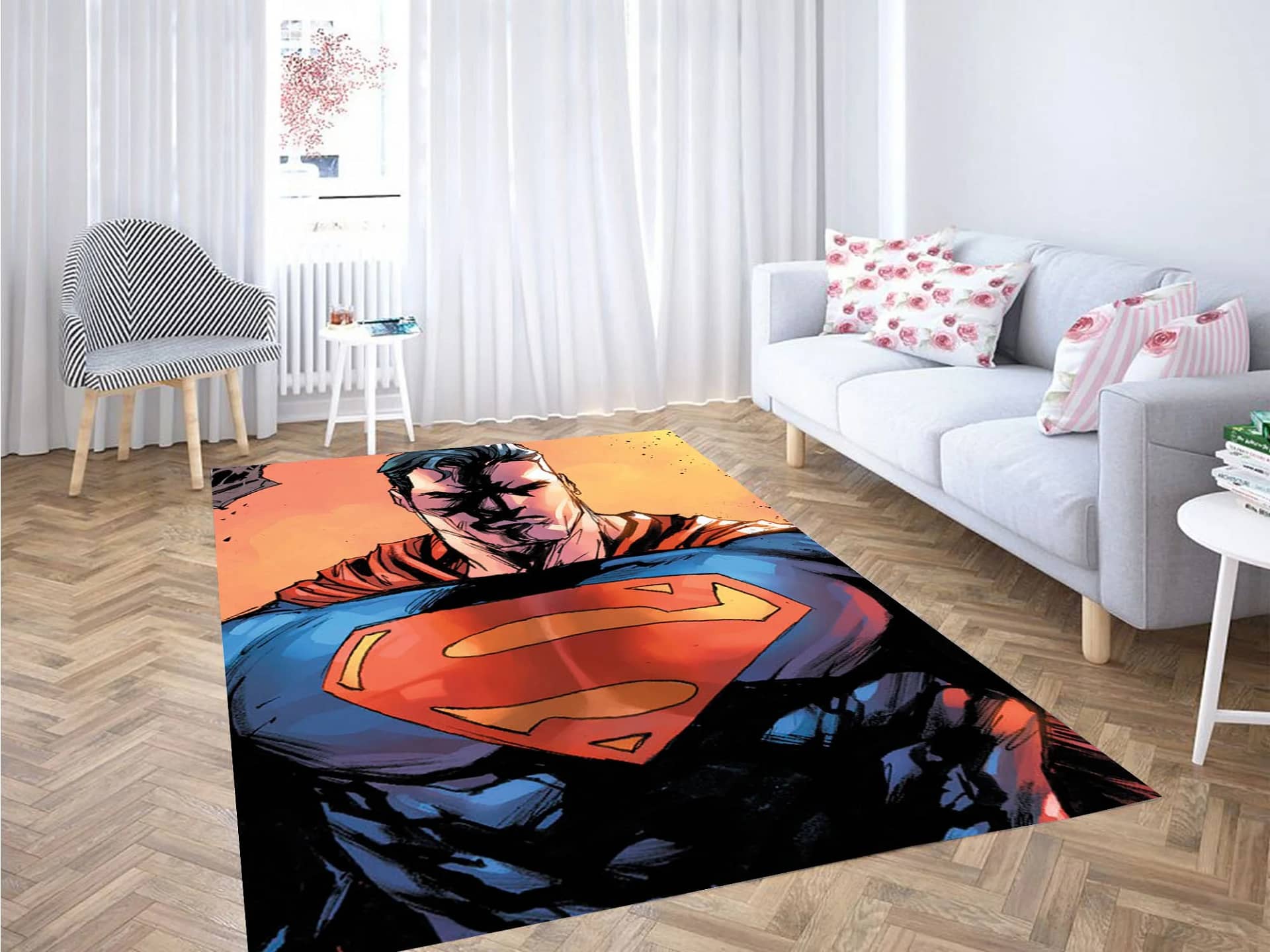 Superman Comic Carpet Rug