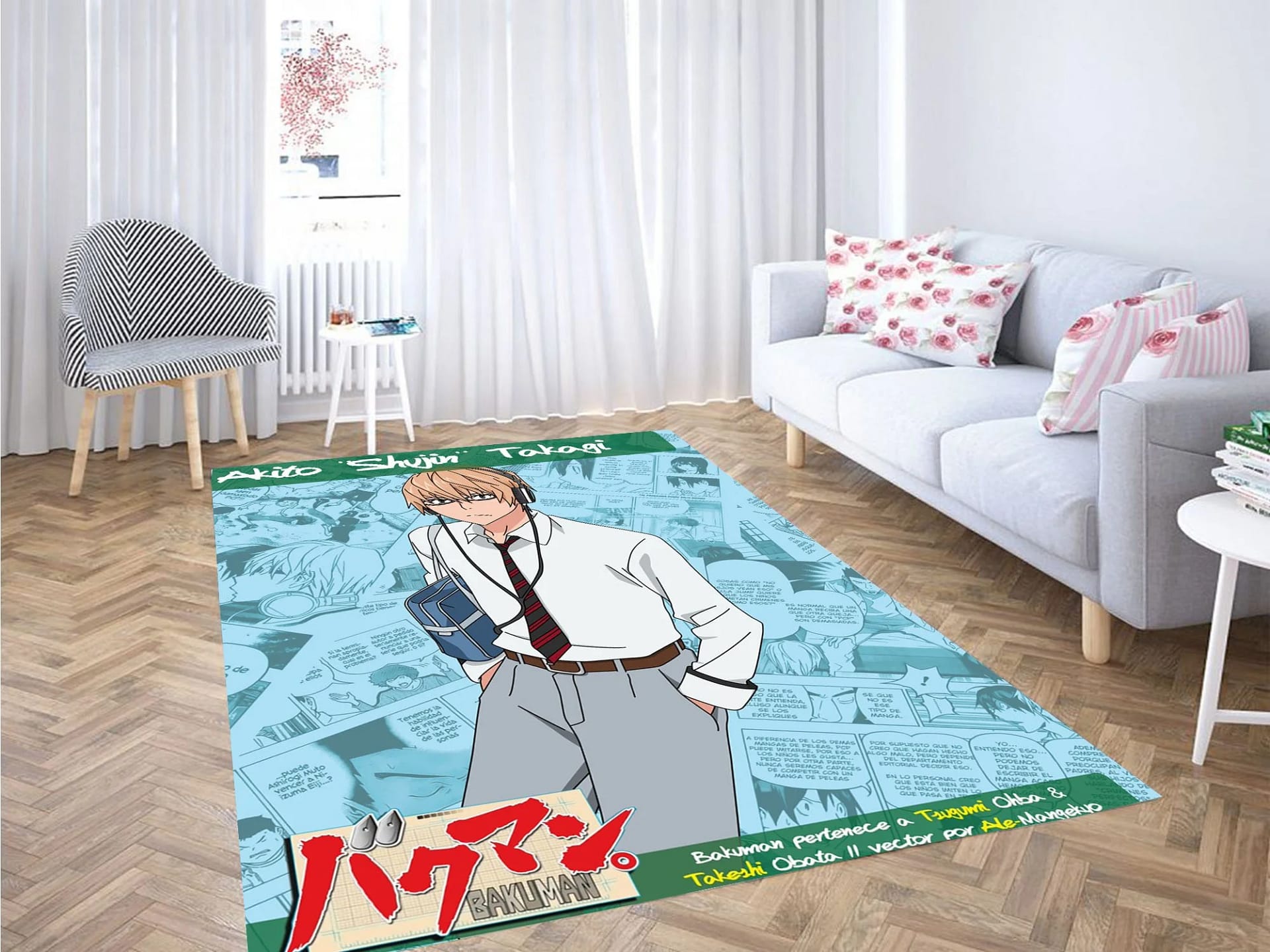 Takagi Akito Character Sheet Carpet Rug