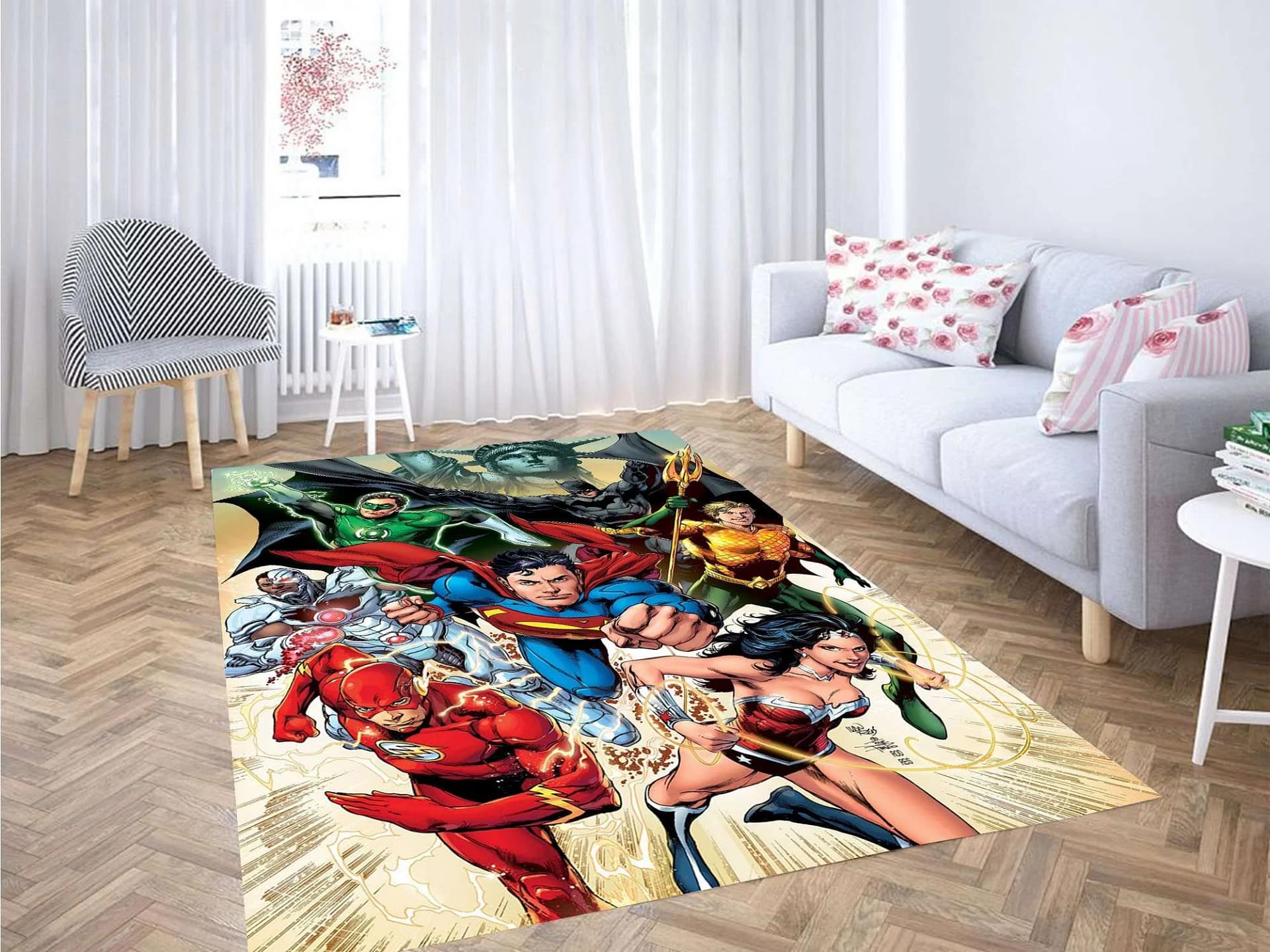 Team Justice League Carpet Rug