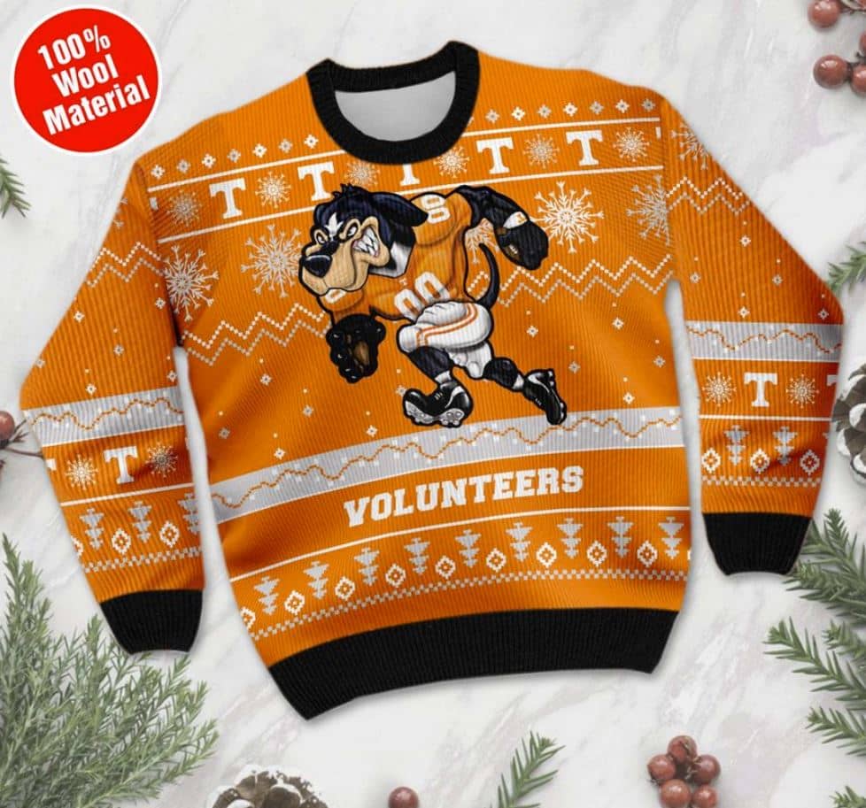 Inktee Store - Tennessee Volunteers Football Ugly Christmas Sweater Image
