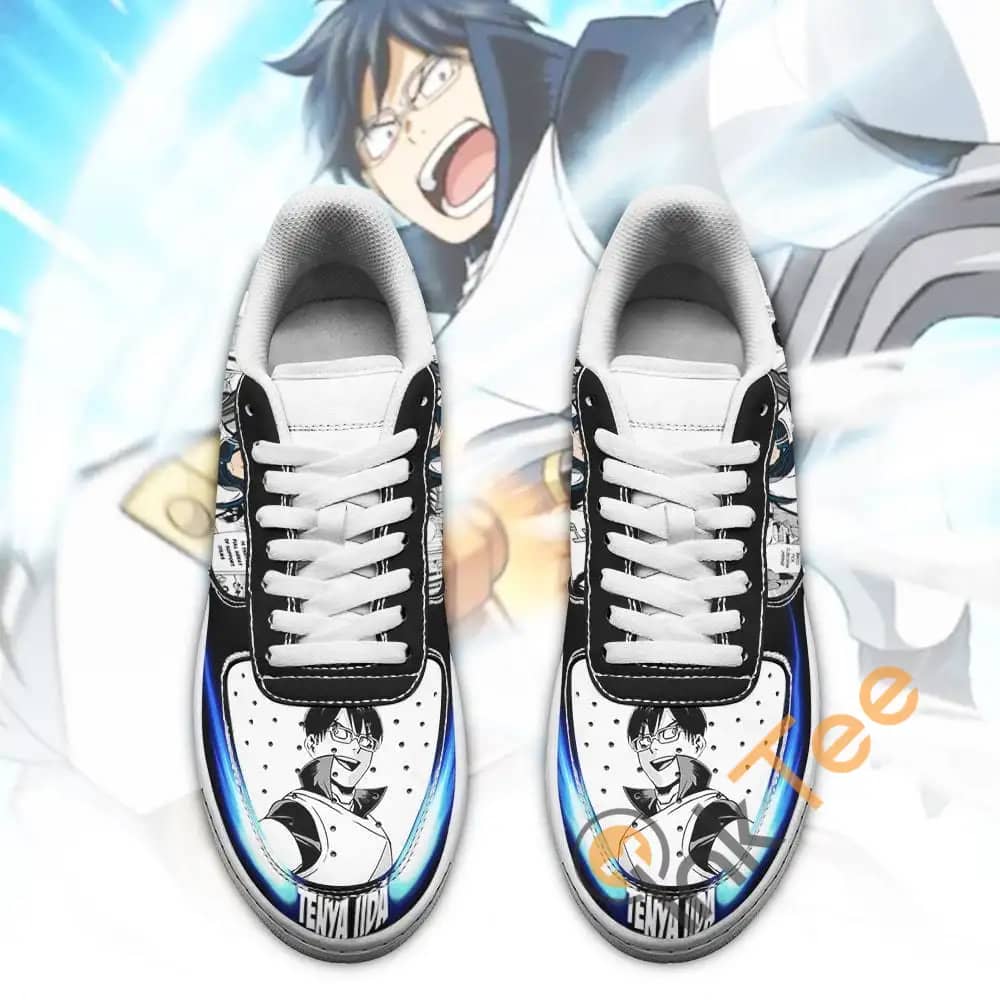 Tenya Lida Custom My Hero Academia Anime Fan Gift Amazon Nike Air Force Shoes