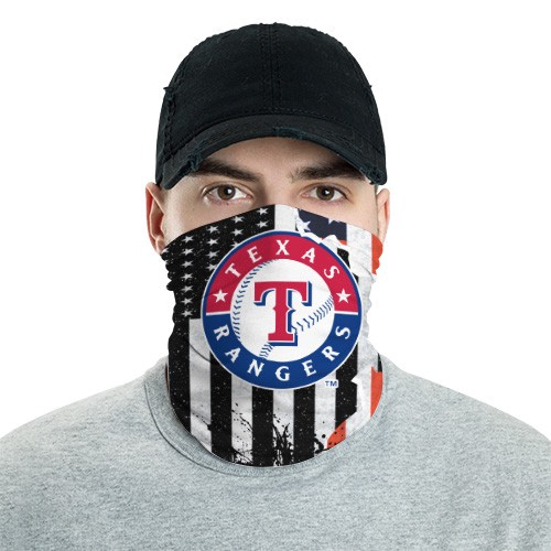 Texas Rangers 9 Bandana Scarf Sports Neck Gaiter No4612 Face Mask