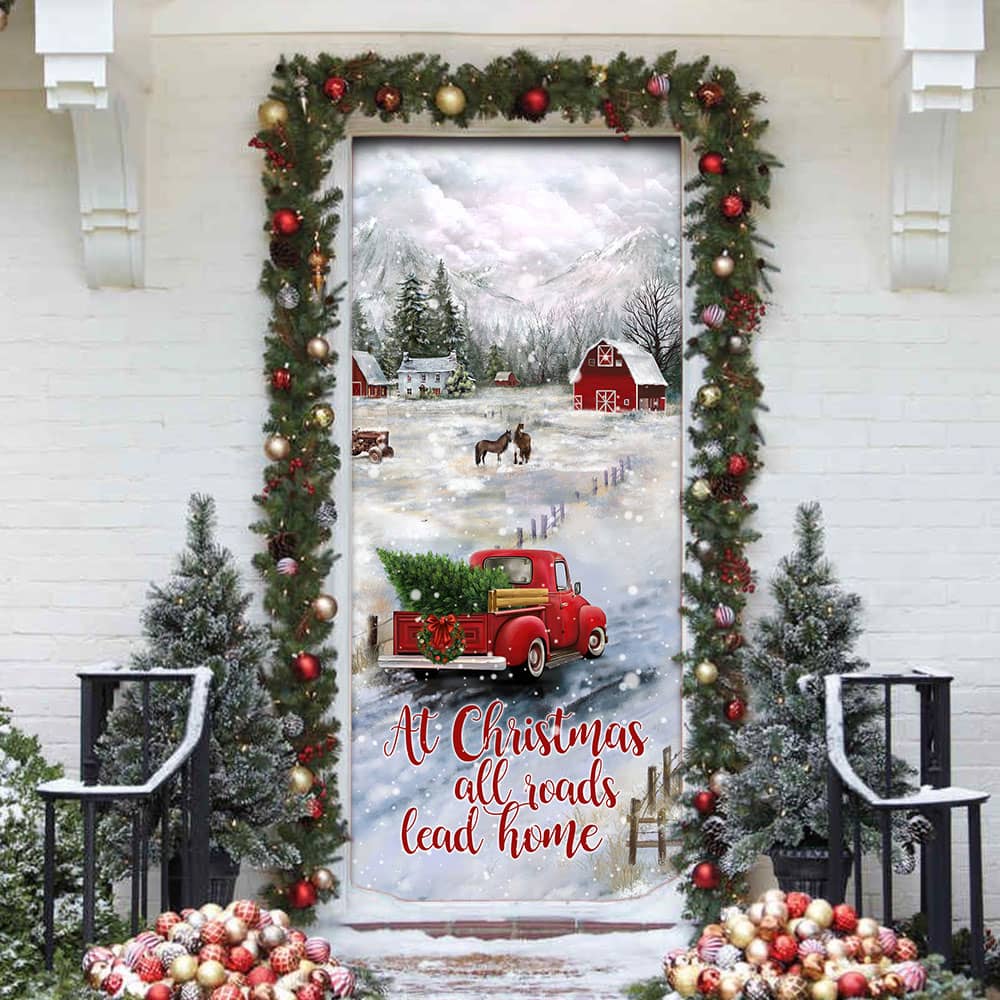 Inktee Store - The Road Home Christmas Door Cover Image