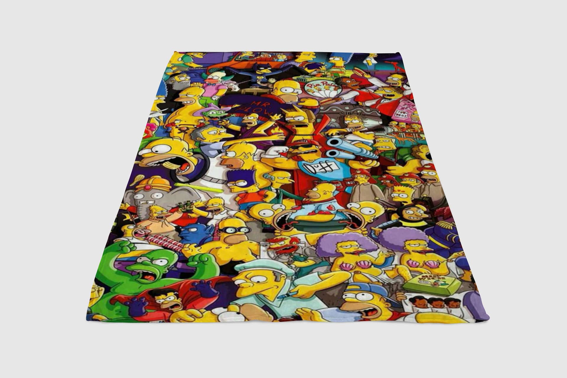The Simpsons All Character Fleece Blanket