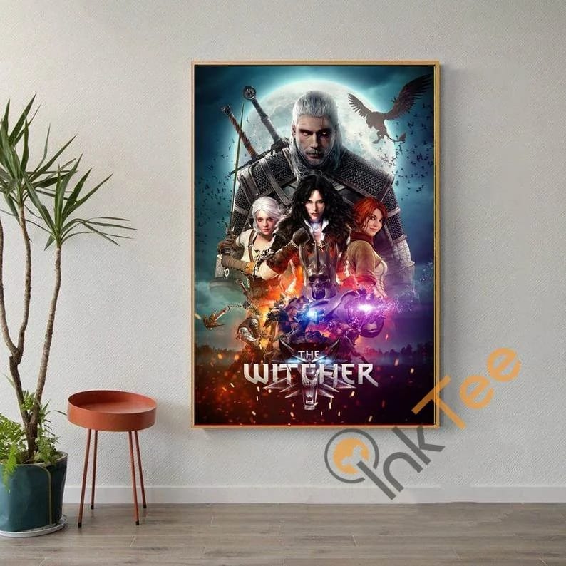 The Witcher 3 Game Retro Film Sku2015 Poster