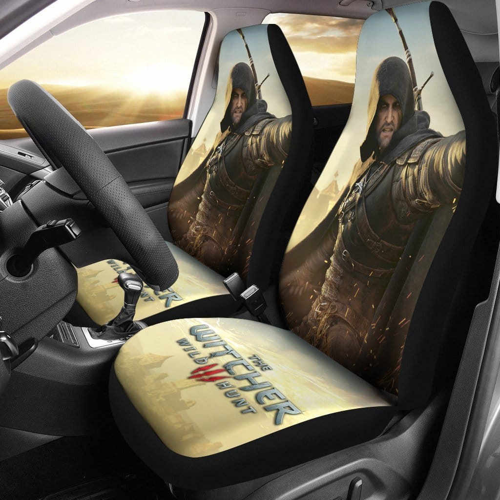 The Witcher 3: Wild Hunt Geralt Game Car Seat Covers