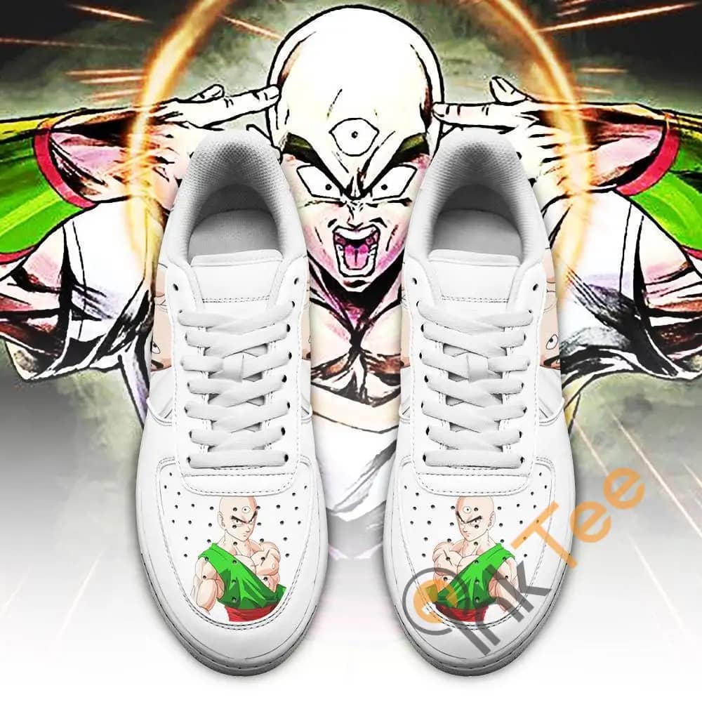 Tien Shinhan Custom Dragon Ball Z Anime Amazon Nike Air Force Shoes