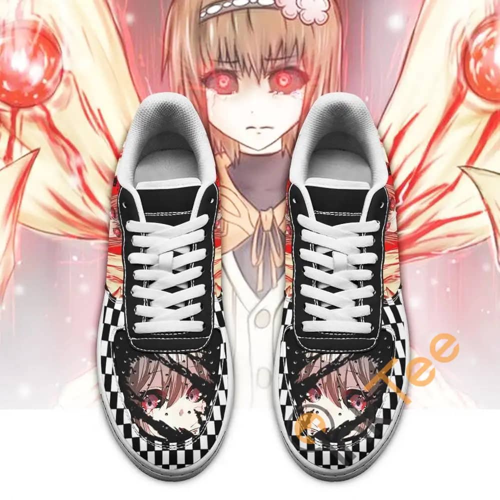 Tokyo Ghoul Hinami Custom Checkerboard Anime Amazon Nike Air Force Shoes