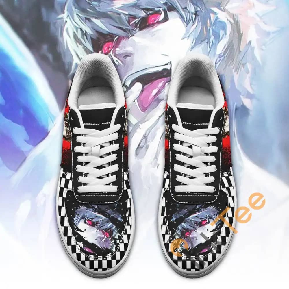 Tokyo Ghoul Nishiki Custom Checkerboard Anime Amazon Nike Air Force Shoes