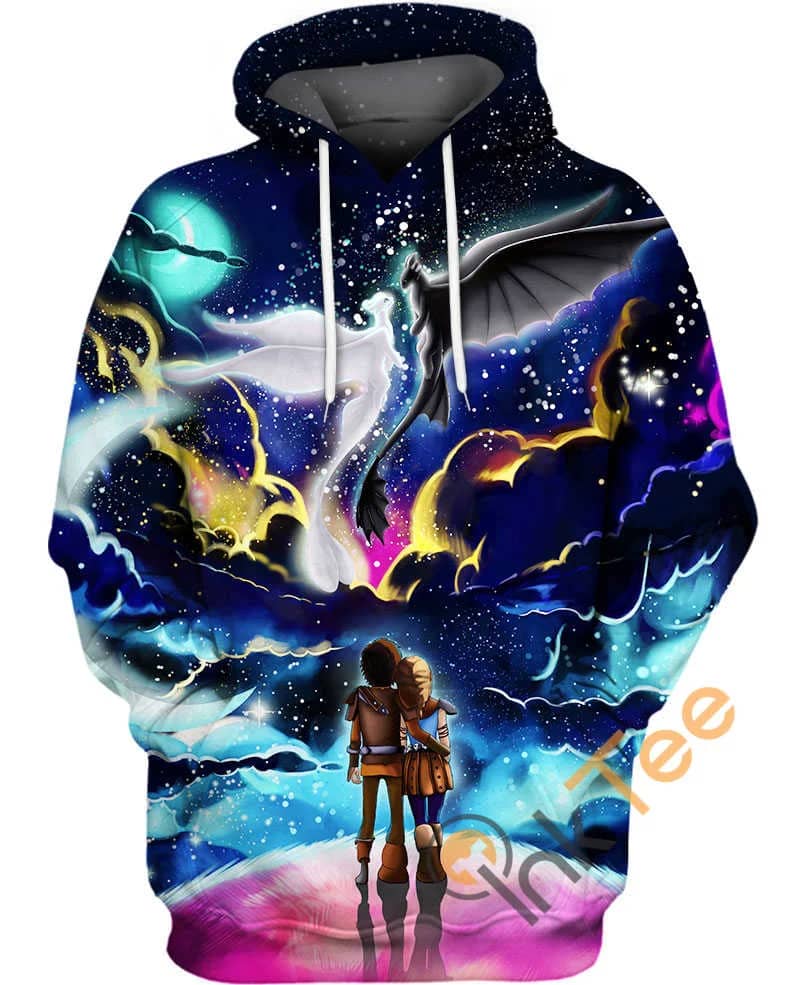 Toothless And Light Fury Amazon Best Selling Hoodie 3D