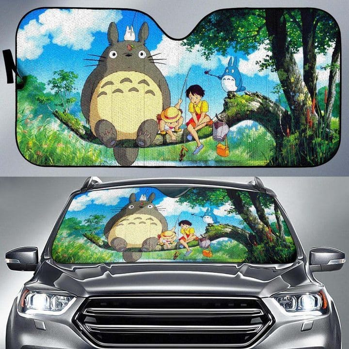 Totoro And Friends No 671 Auto Sun Shade