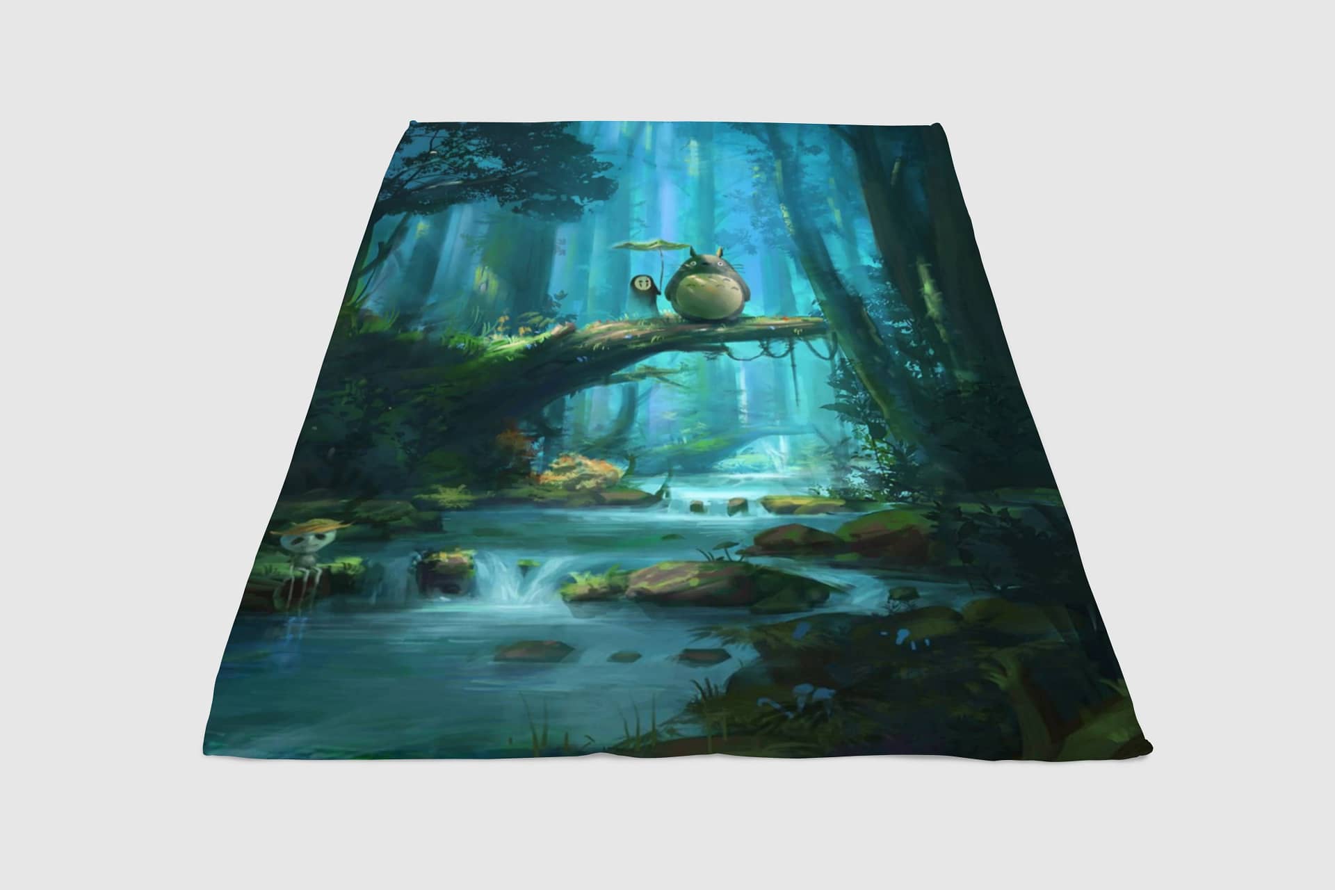 Totoro X Spirited Away Fleece Blanket