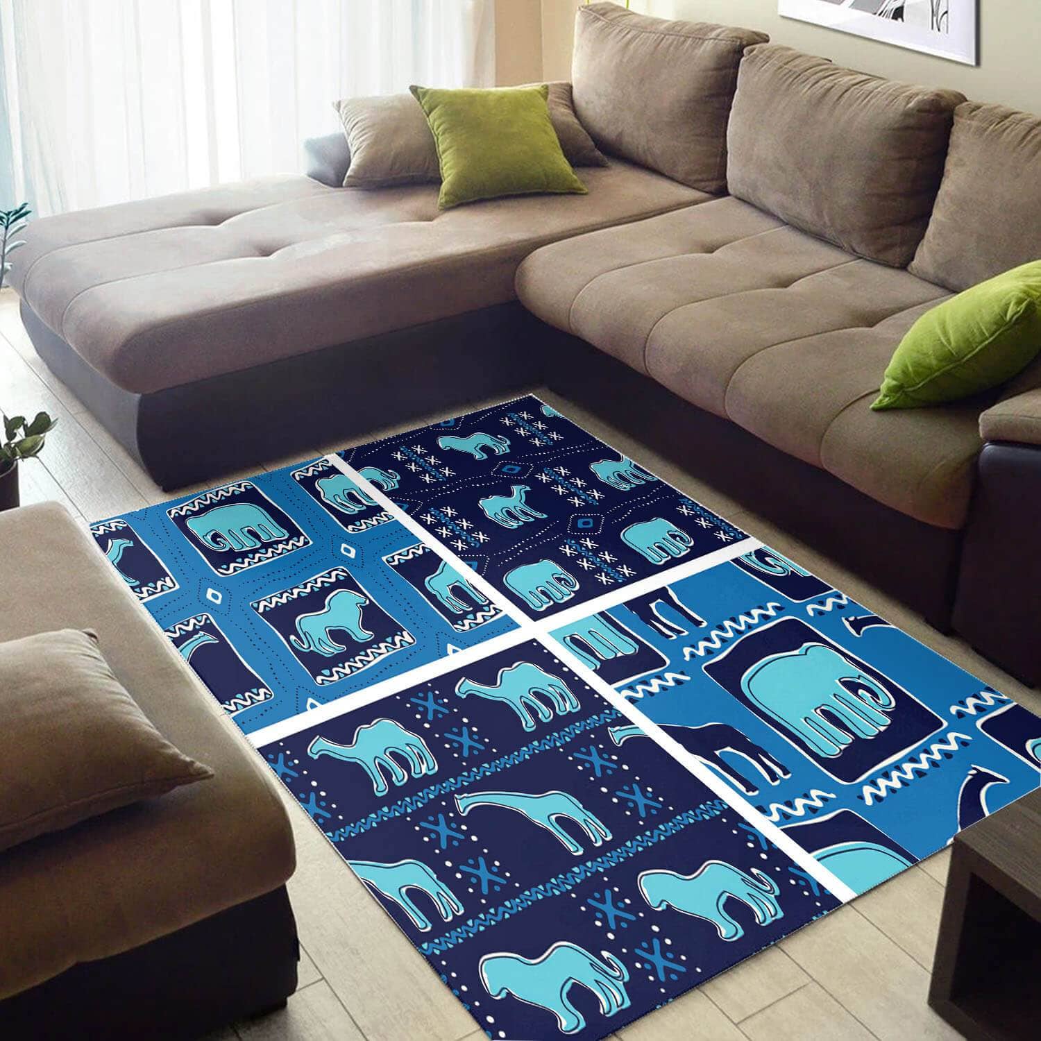 Trendy African American Adorable Print Afrocentric Pattern Art Large Carpet Room Rug