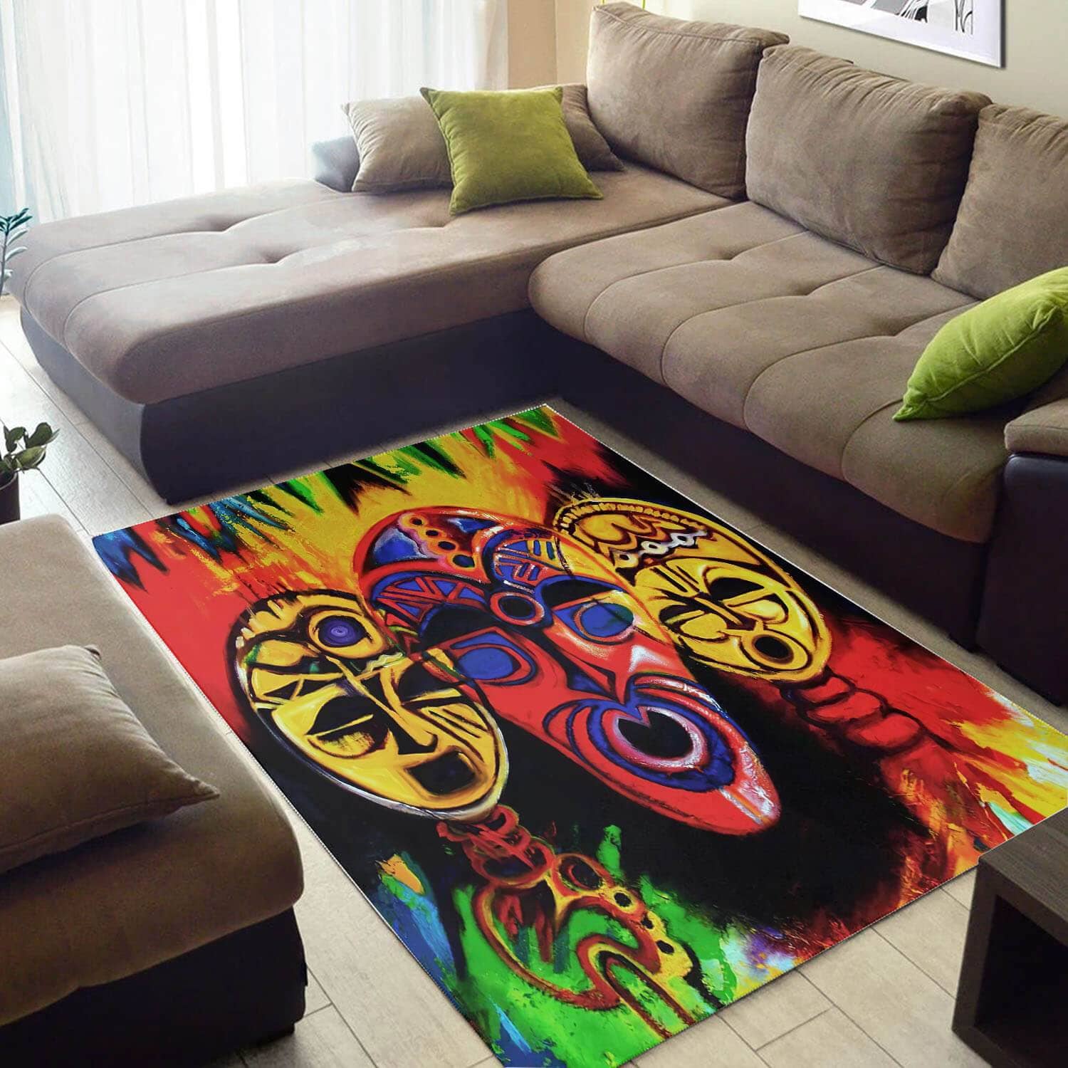 Trendy African American Pretty Themed Girl Carpet Home Rug