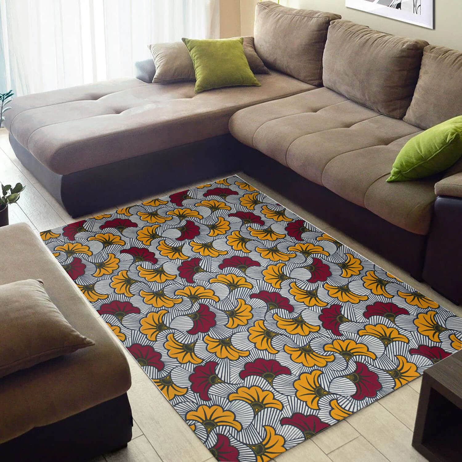 Trendy African American Unique Themed Afrocentric Art Large Carpet Inspired Home Rug