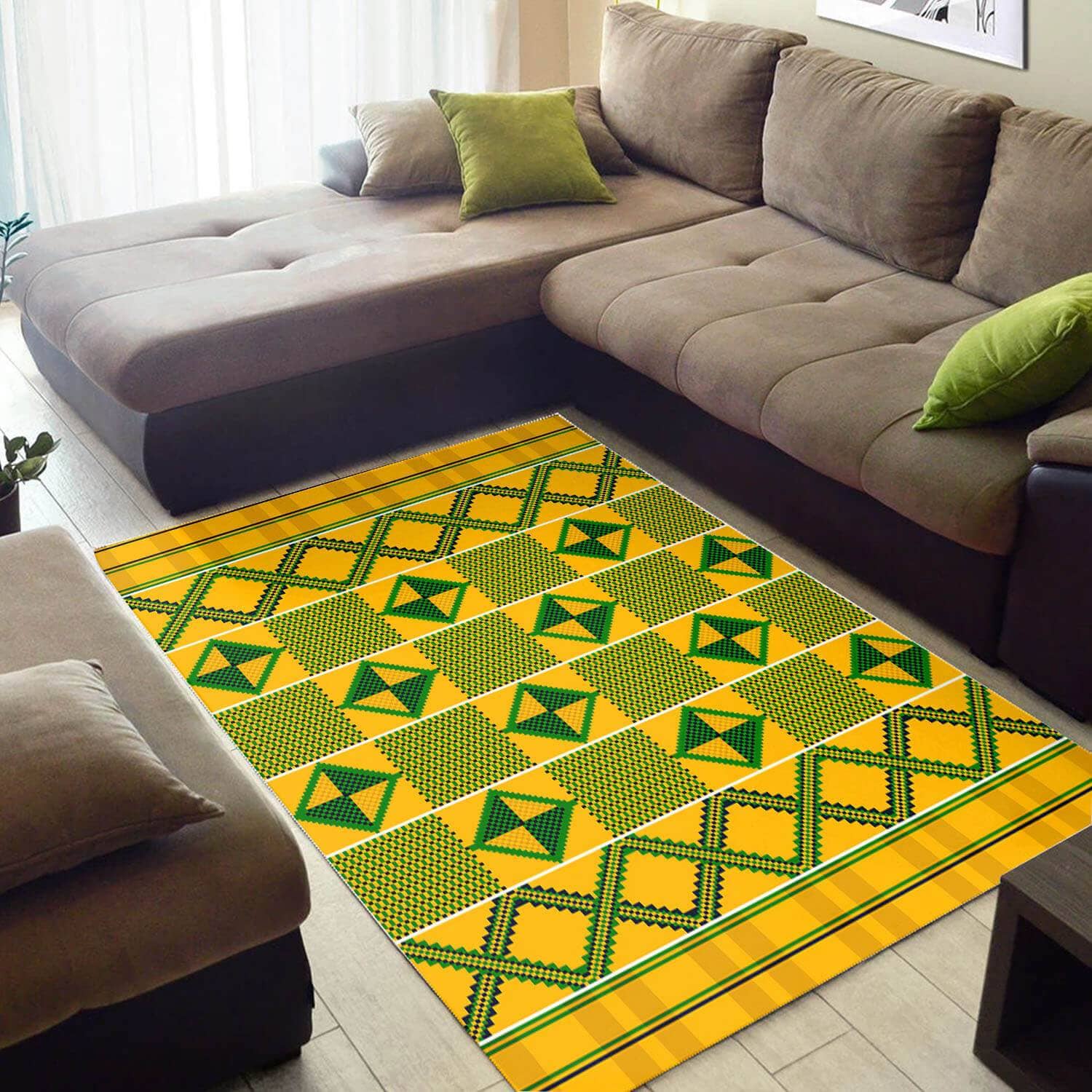 Trendy African Attractive Black History Month Seamless Pattern Style Area Themed Home Rug