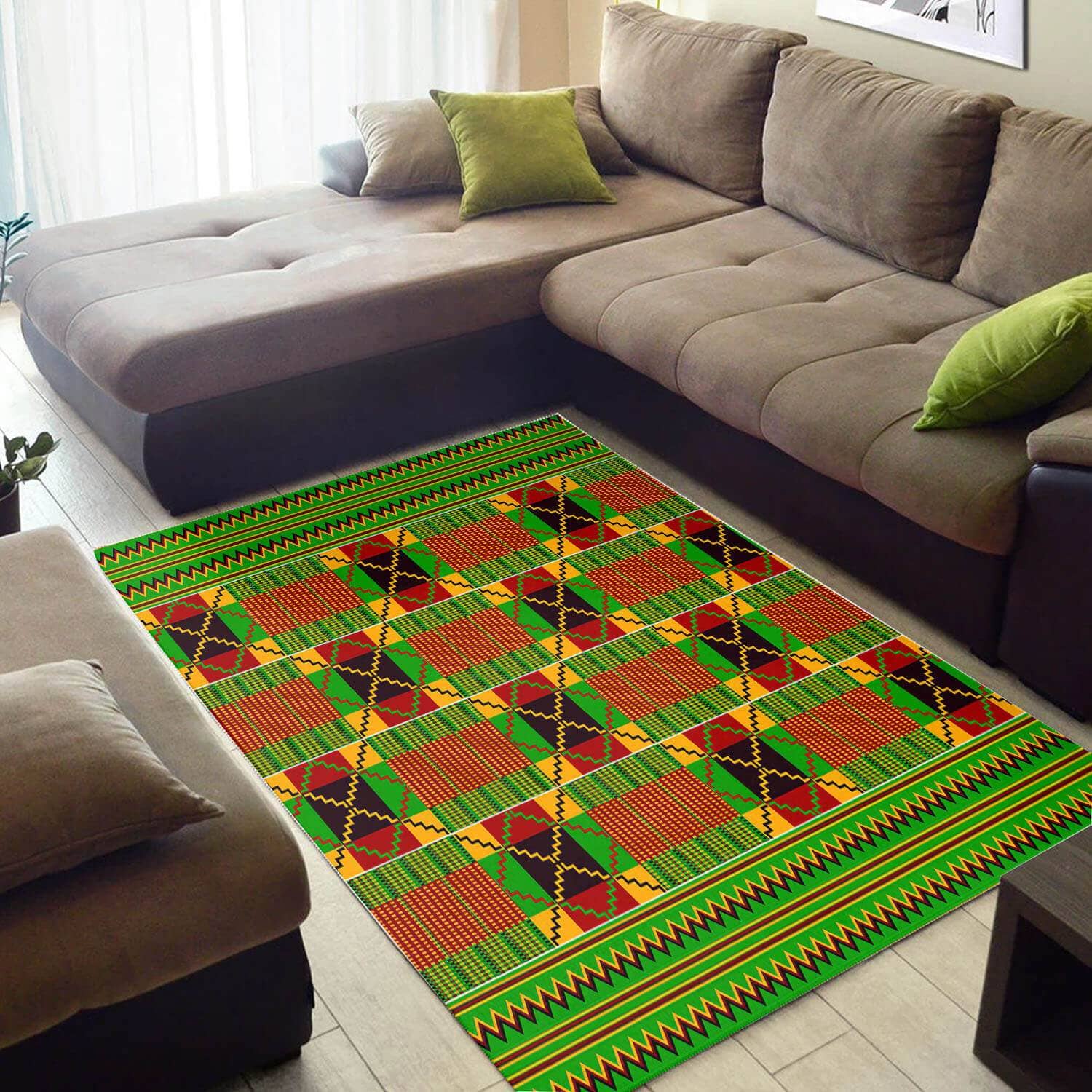 Trendy African Style Graphic American Black Art Afrocentric Carpet House Rug