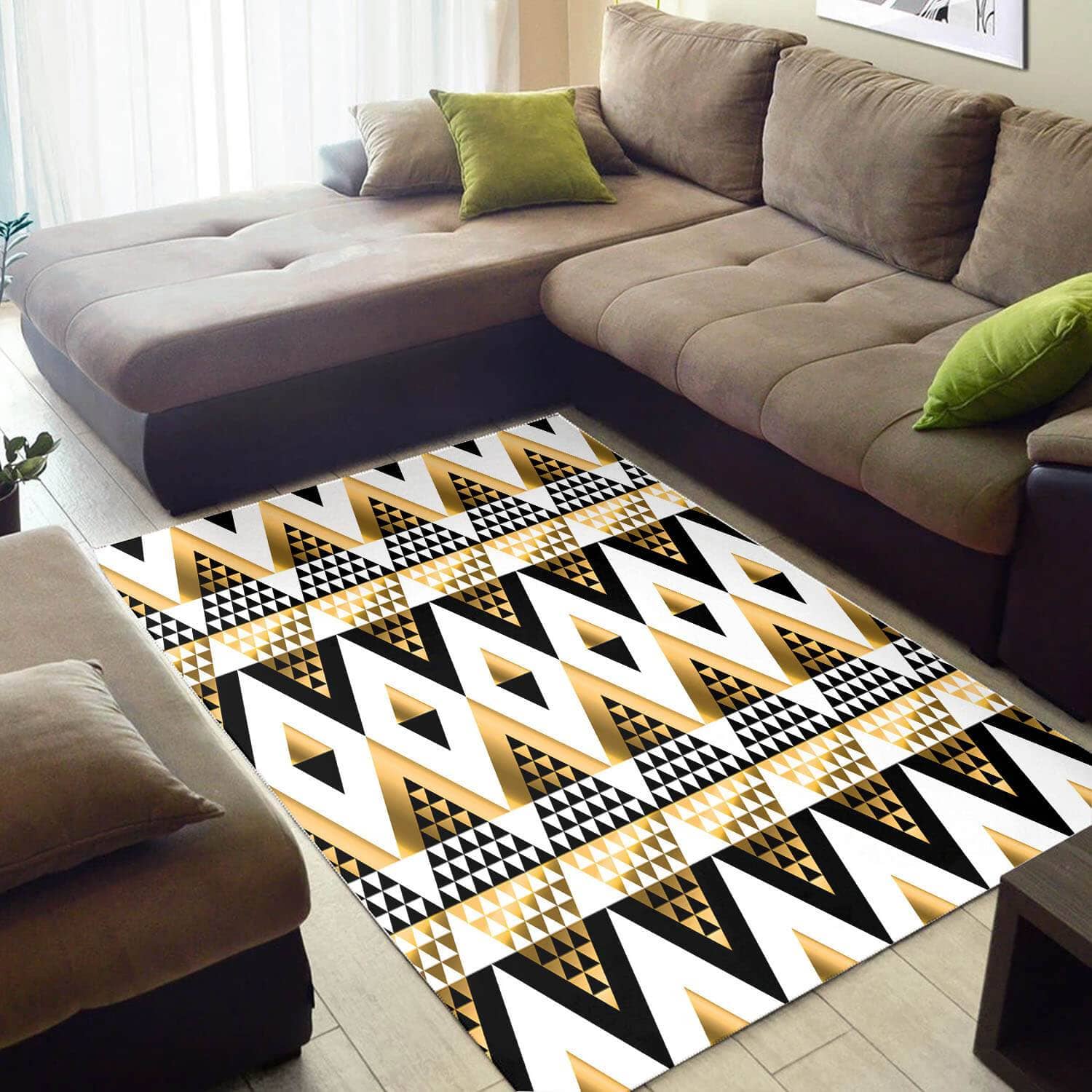 Trendy African Unique Style Ethnic Seamless Pattern Carpet Rug