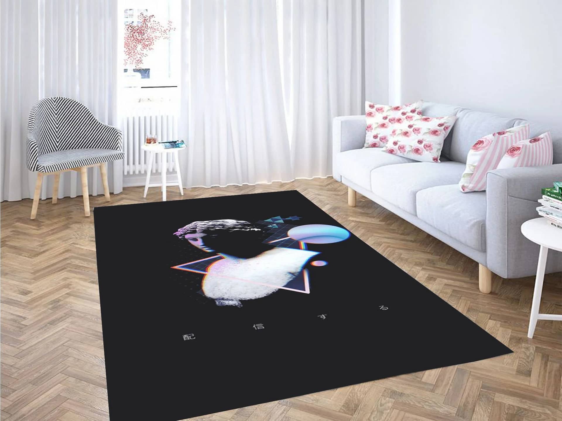 Vaporwave Wallpaper Carpet Rug