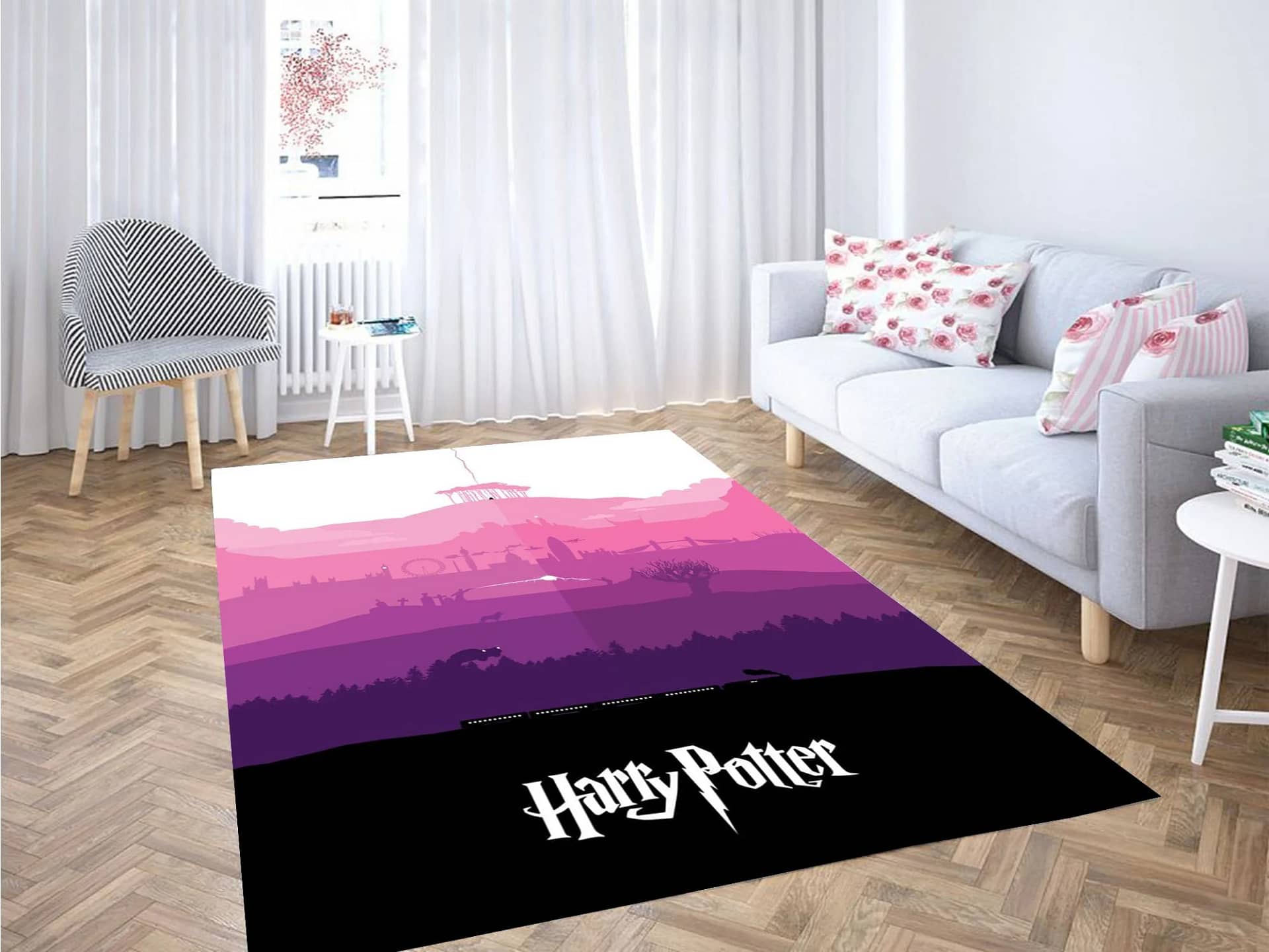 Vector Layout Harry Potter Carpet Rug
