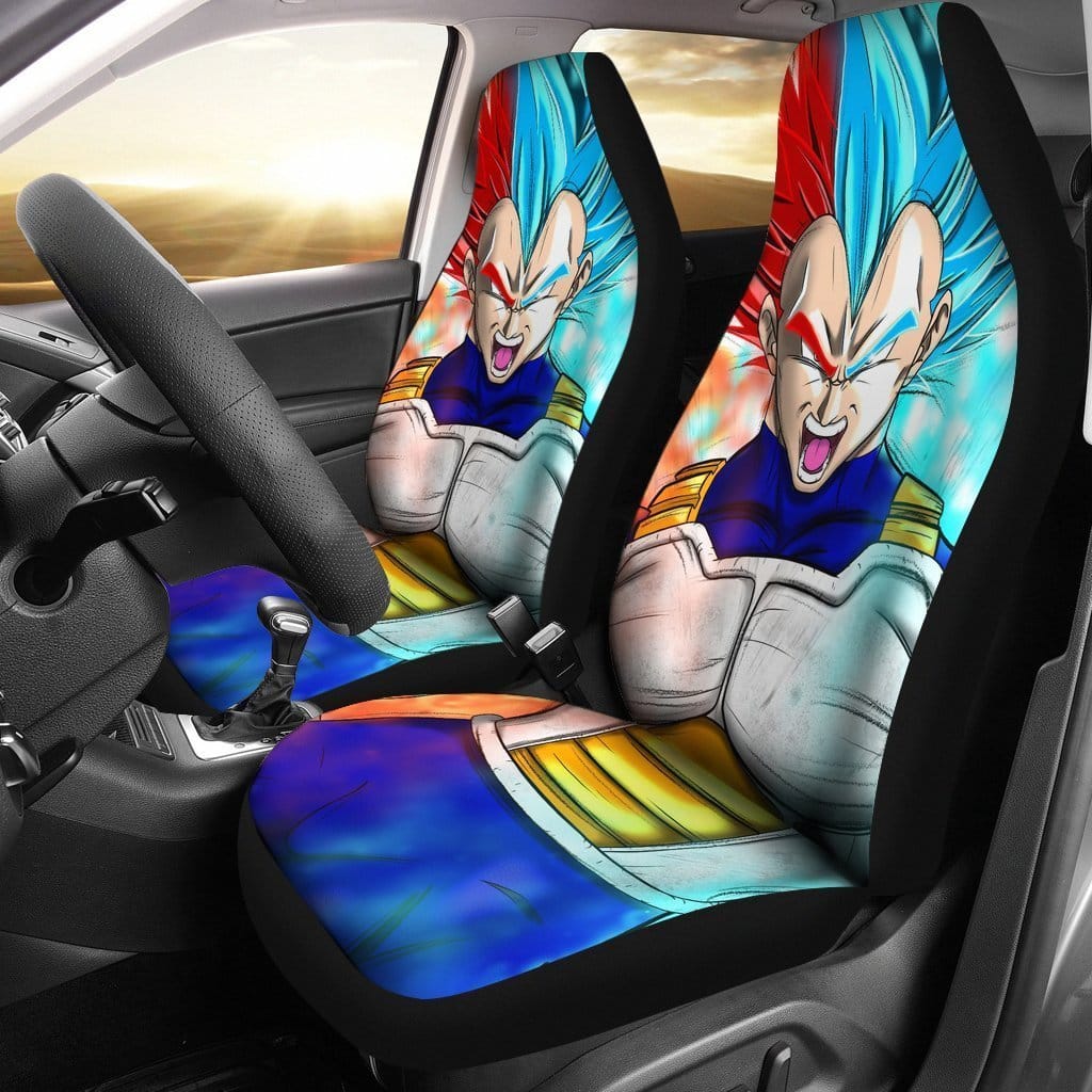 Vegeta Dragon Ball Z Car Seat Covers