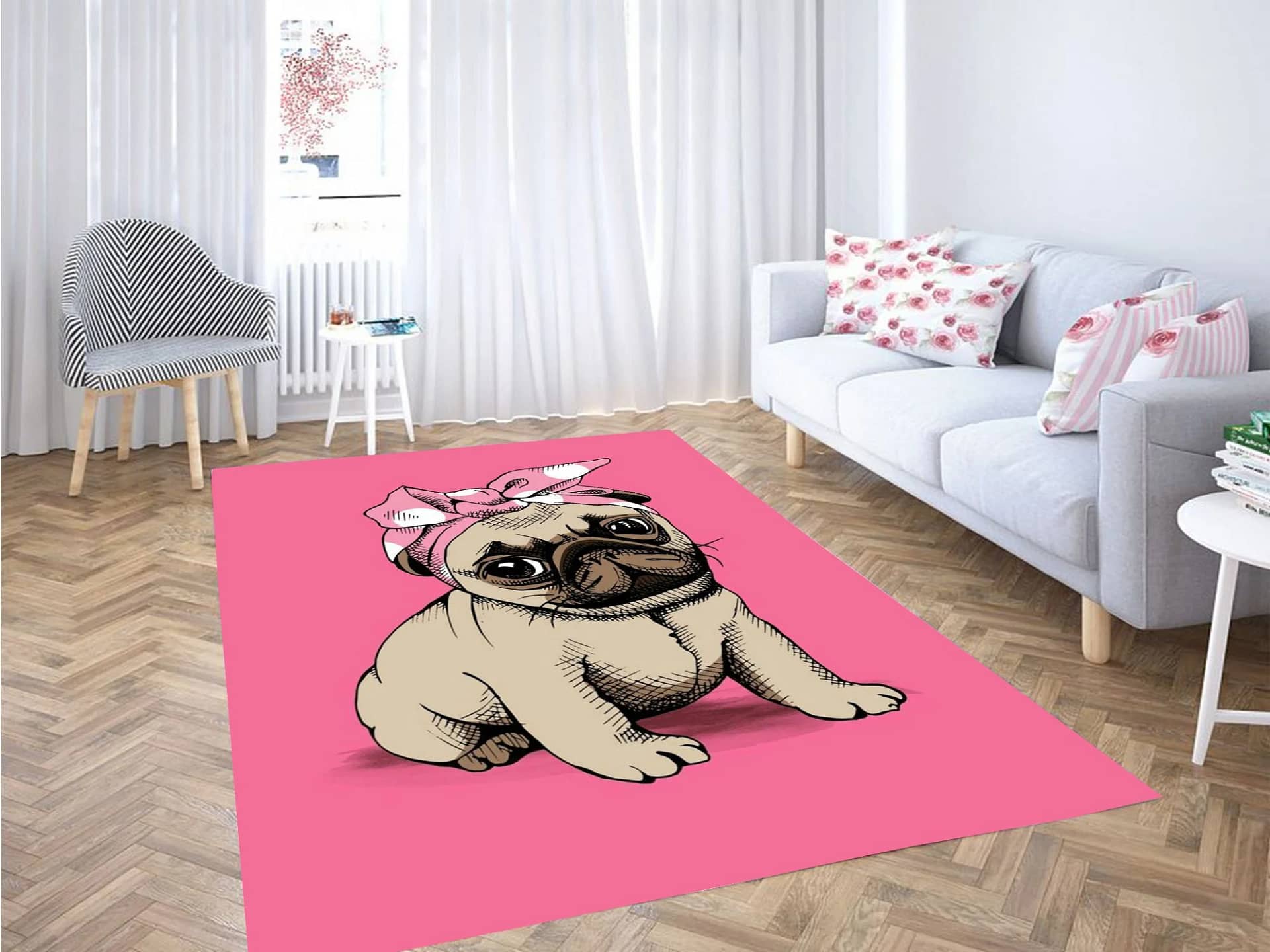 Very Cute Dog Carpet Rug