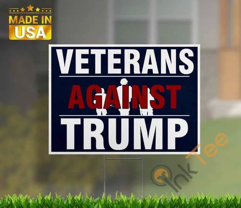 Veterans Against Trump Yard Sign