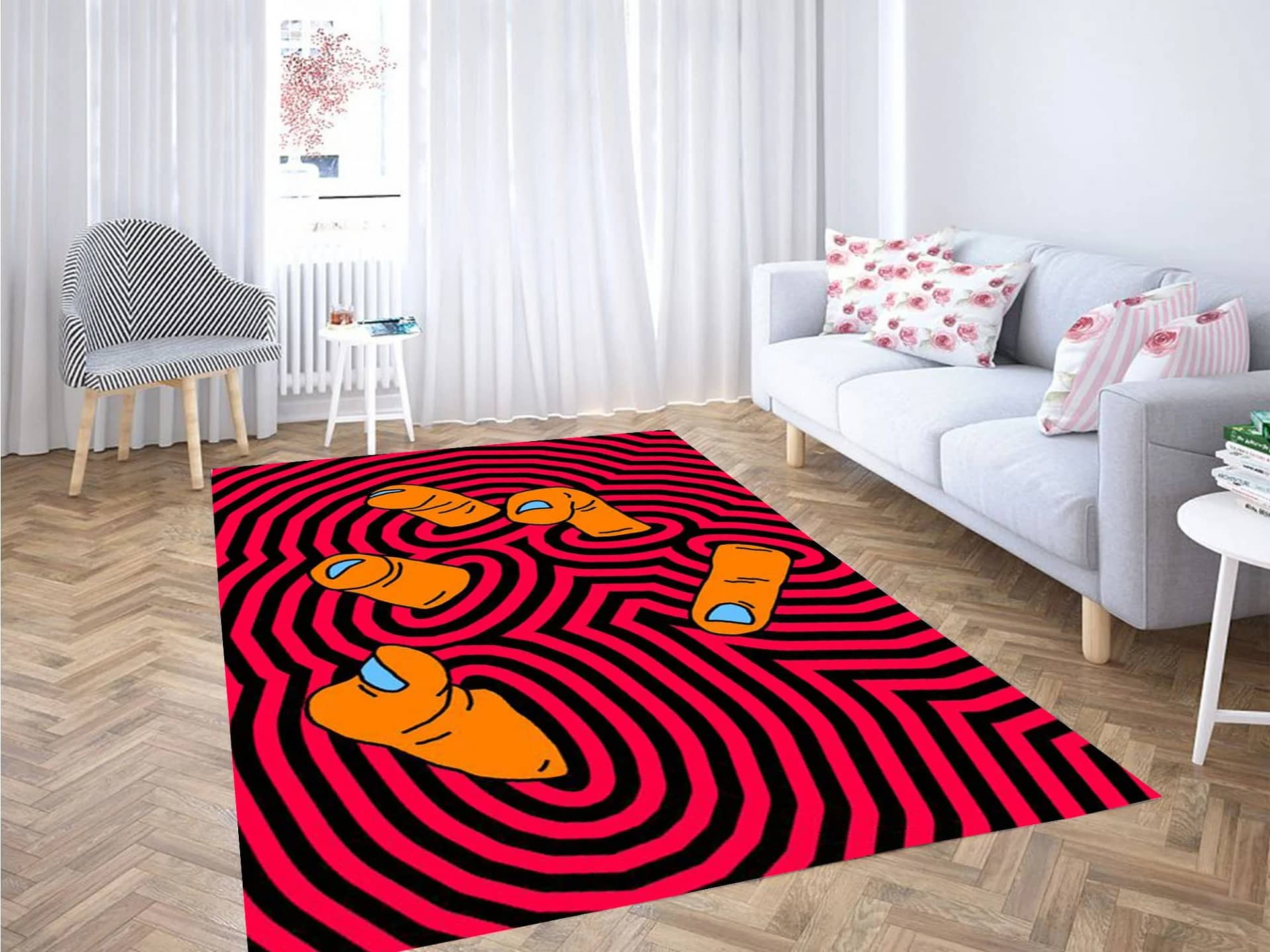 Vsco Red Backgrounds Carpet Rug