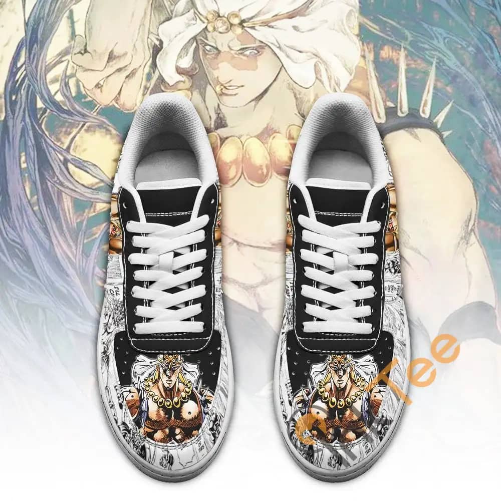 Wamuu Manga Style Jojo's Anime Fan Gift Idea Amazon Nike Air Force Shoes