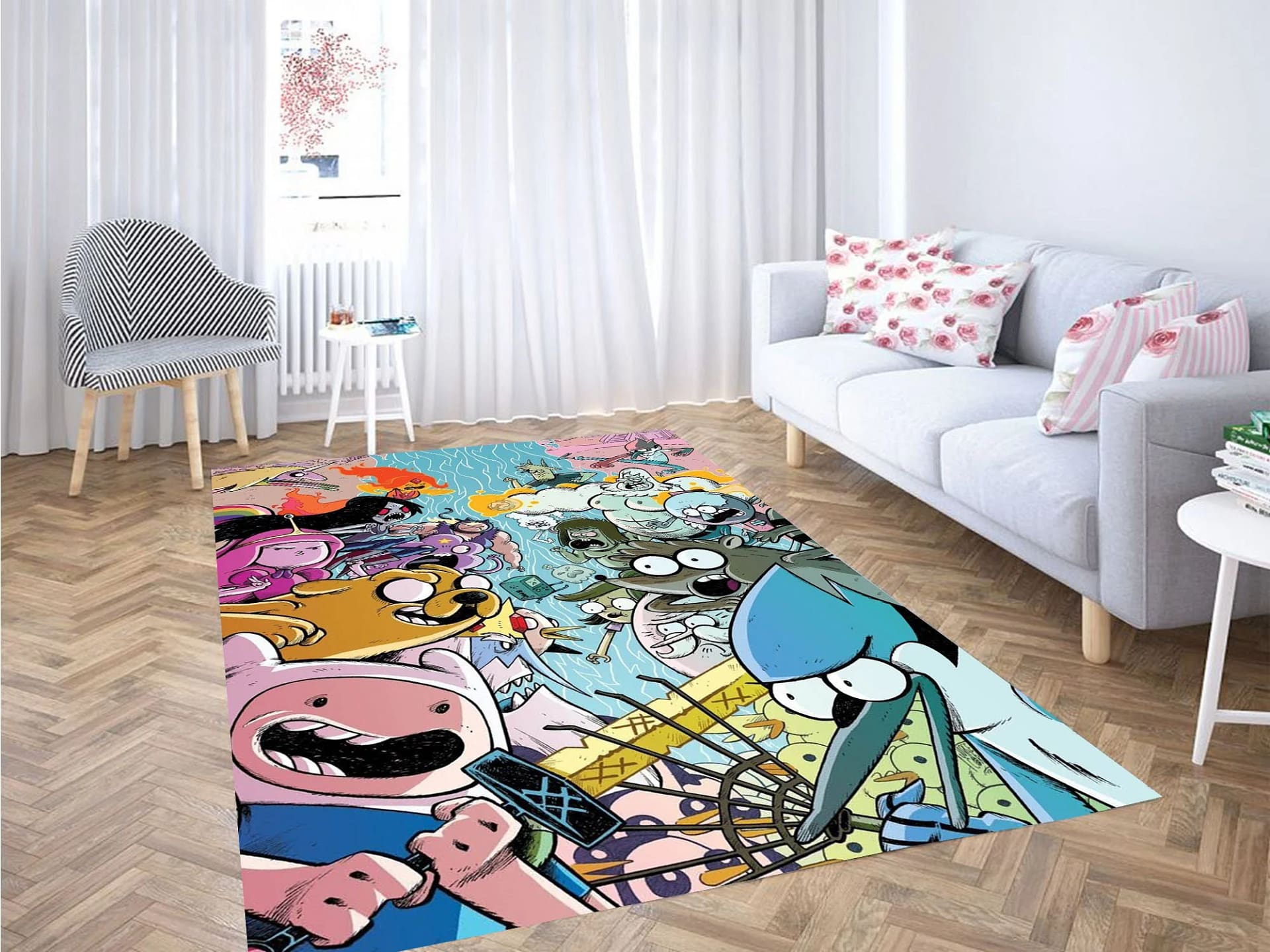 War Adventure Time Carpet Rug