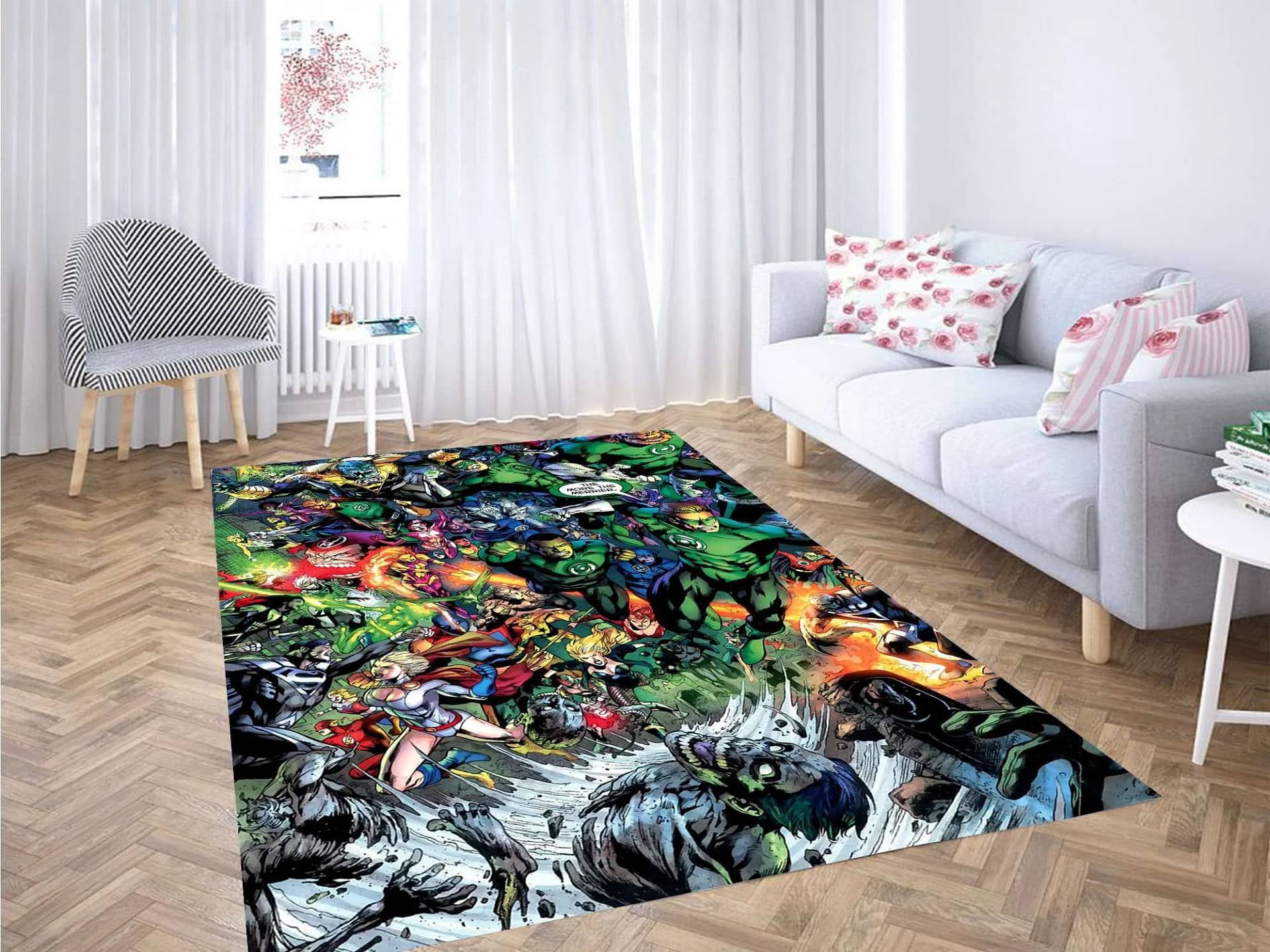 War Superhero Dc Comics Carpet Rug