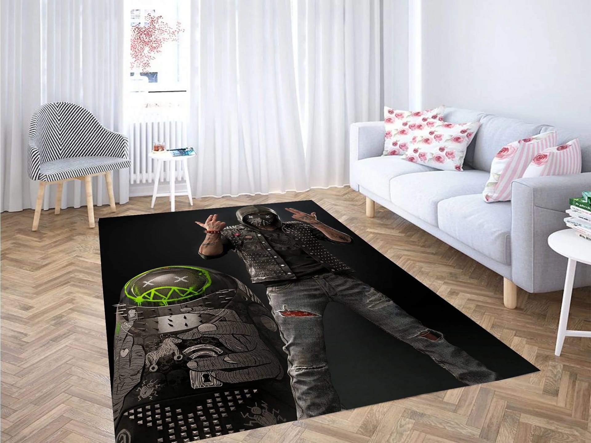 Watch Dog 2 Game Carpet Rug