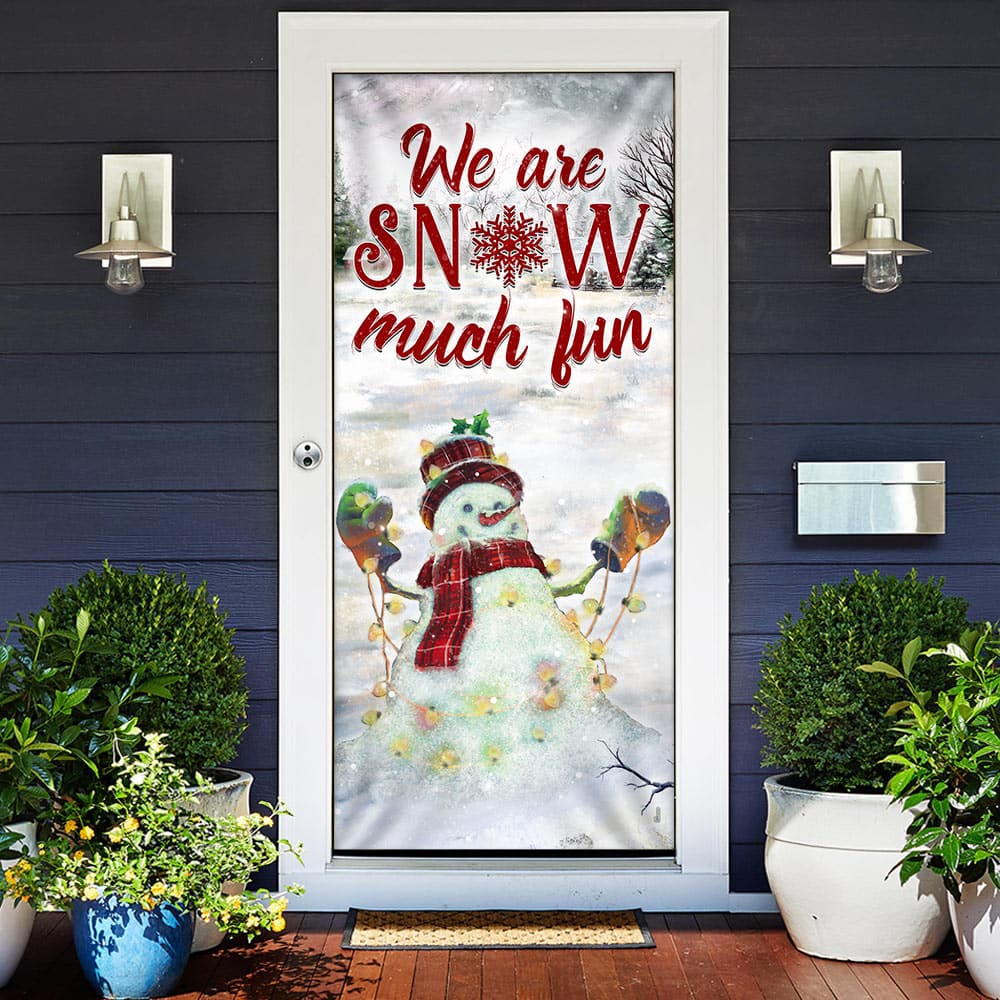 Inktee Store - We Are Snow Much Fun Door Cover Image