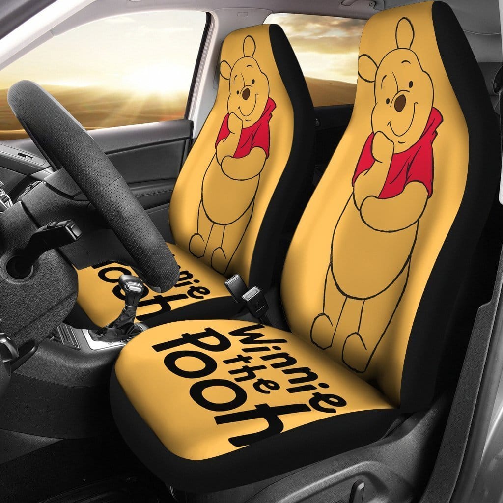 Winnie The Pooh Bear Cover Car Seat Covers