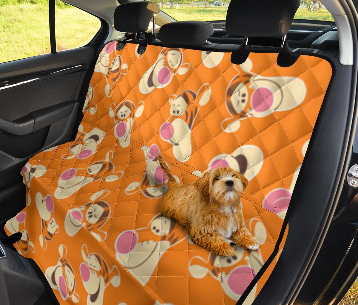 Winnie The Pooh Tigger Face Pet Car Seat Covers