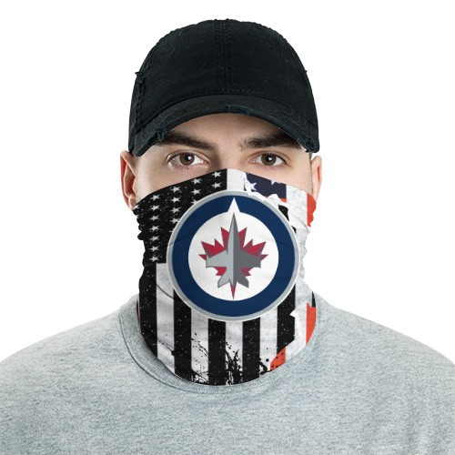 Winnipeg Jets 9 Bandana Scarf Sports Neck Gaiter No5028 Face Mask