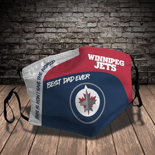 Winnipeg Jets Sport Reusable Washable No5029 Face Mask