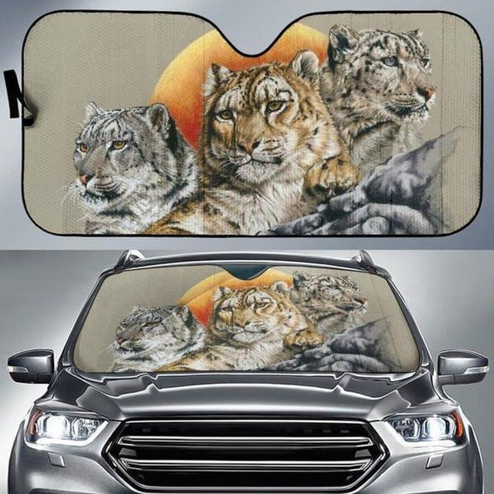 With Leopard Print A Unique Gift For Leopard Lovers No 336 Auto Sun Shade