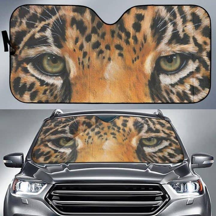 With Leopard Print A Unique Gift For Leopard Lovers No 337 Auto Sun Shade