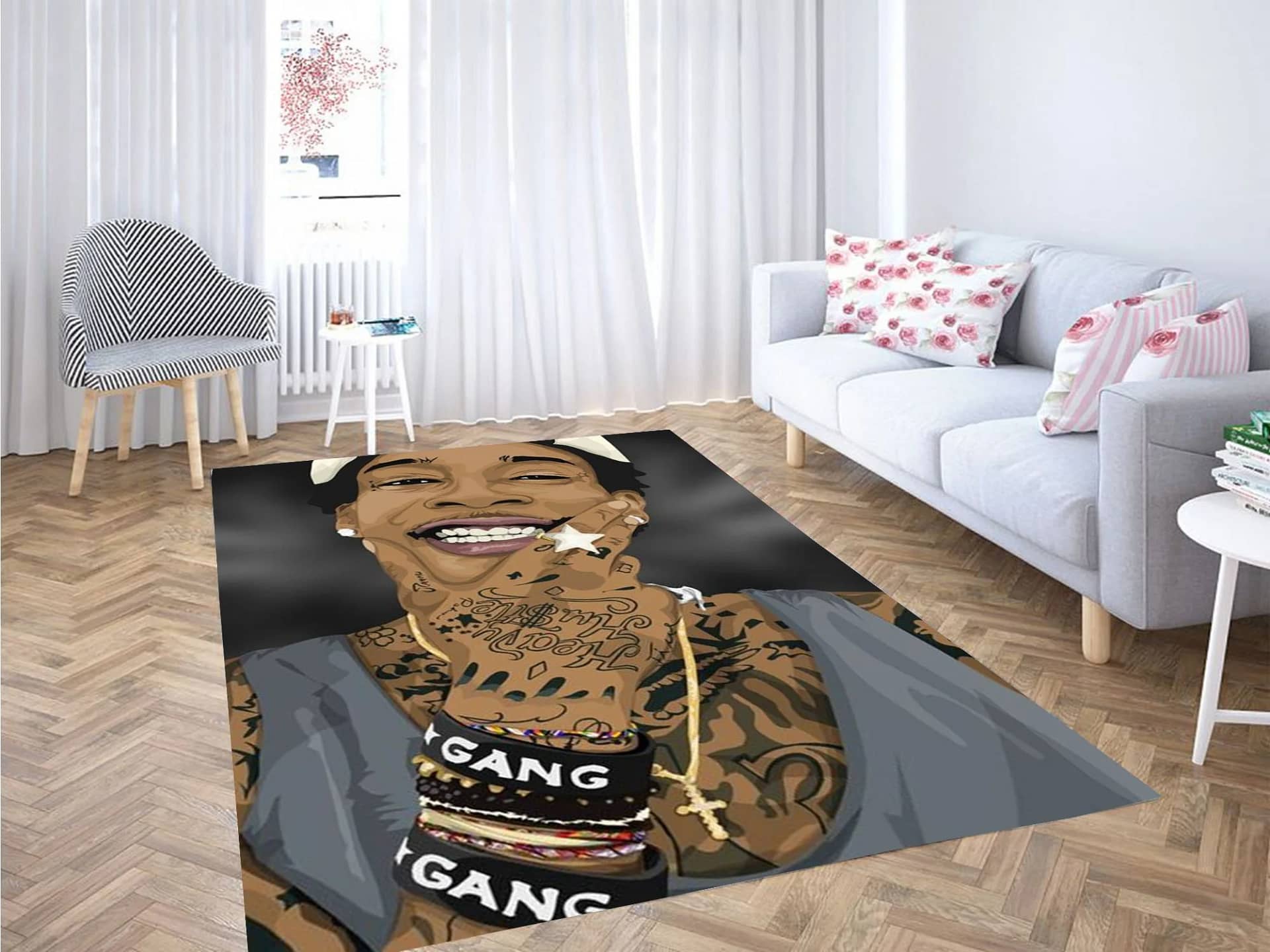 Wiz Khalifa Wallpaper Carpet Rug