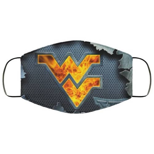 Wvu The Mountaineers Are Coming Washable No5053 Face Mask