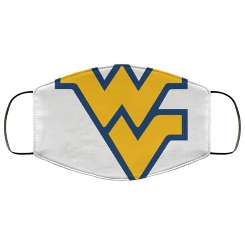 Wvu West Virginia Mountaineers Washable No5056 Face Mask