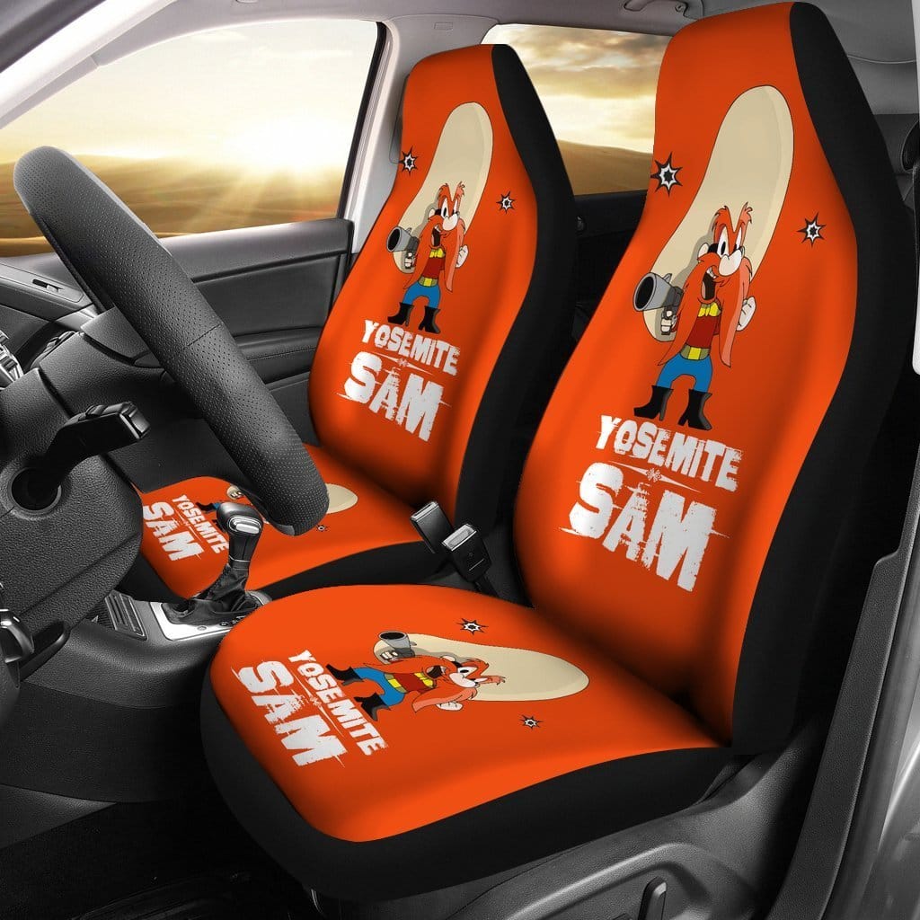 Yosemite Sam Looney Tunes Cover Fan Gift Car Seat Covers