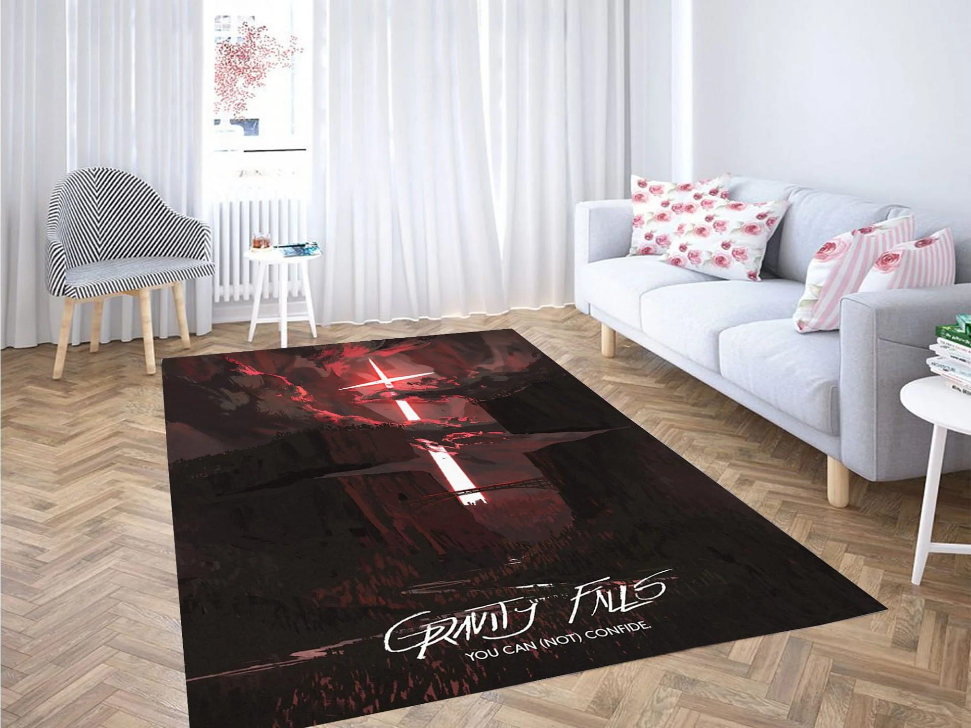 You Can Not Confide Gravity Falls Carpet Rug