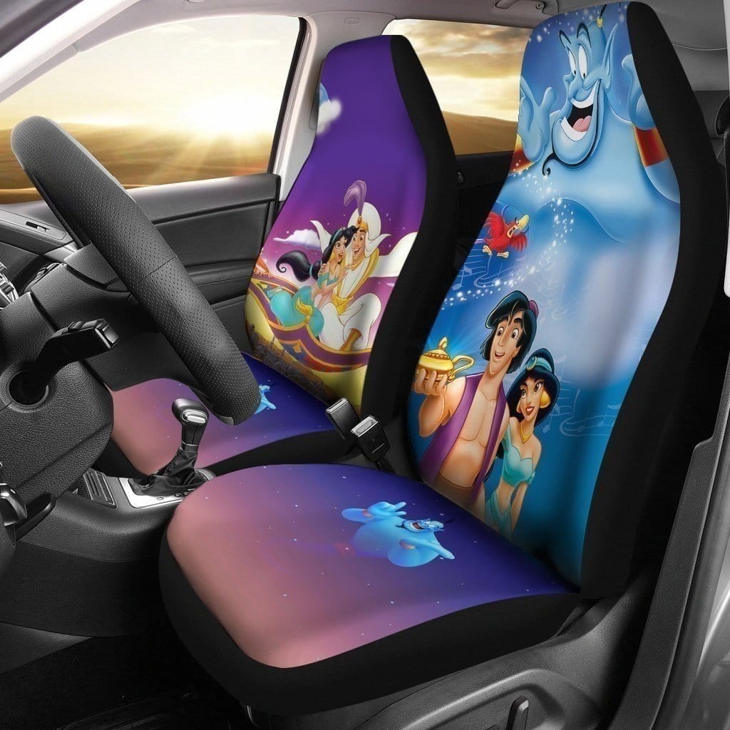 Aladdin &Amp; Jasmine Disney For Fan Gift Sku 3086 Car Seat Covers