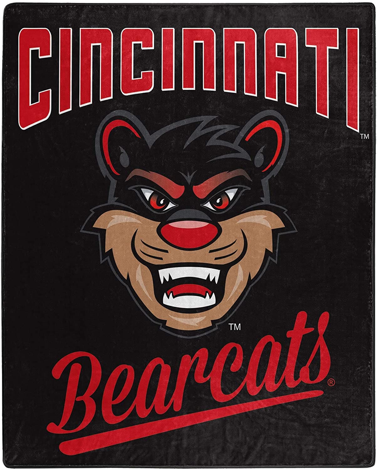 Alumni Silk Touch Throw Blanket Cincinnati Bearcats Fleece Blanket
