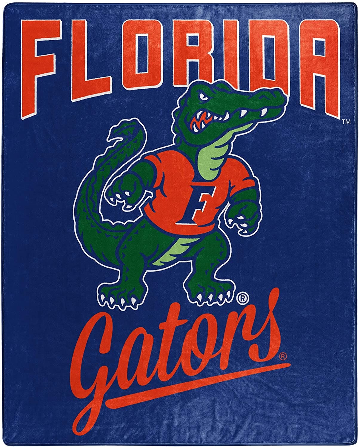 Alumni Silk Touch Throw Blanket Florida Gators Fleece Blanket