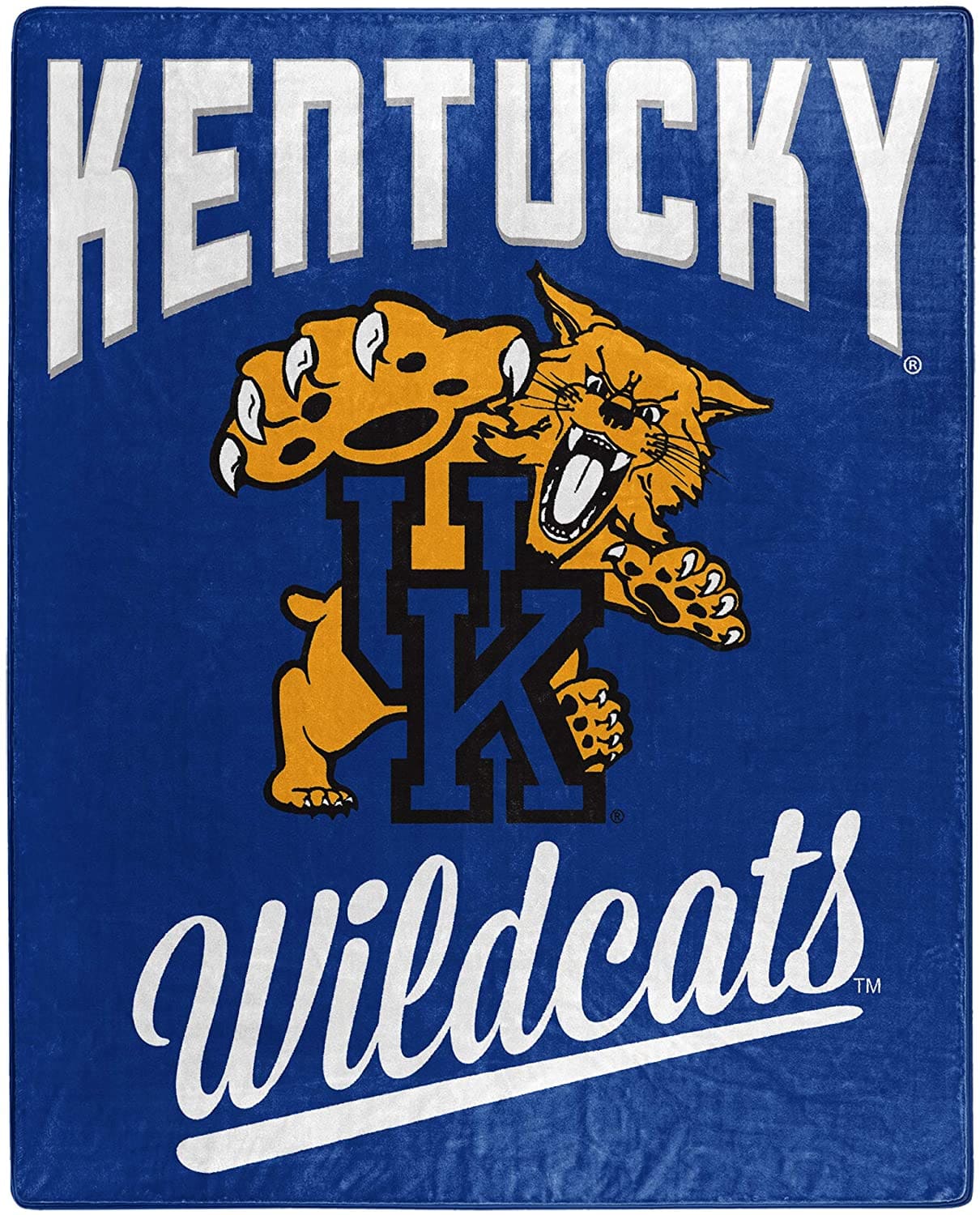 Alumni Silk Touch Throw Blanket Kentucky Wildcats Fleece Blanket